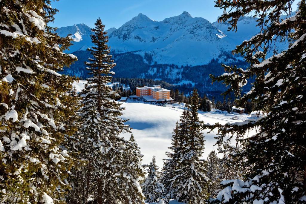 Hotel Pratschli Arosa Esterno foto
