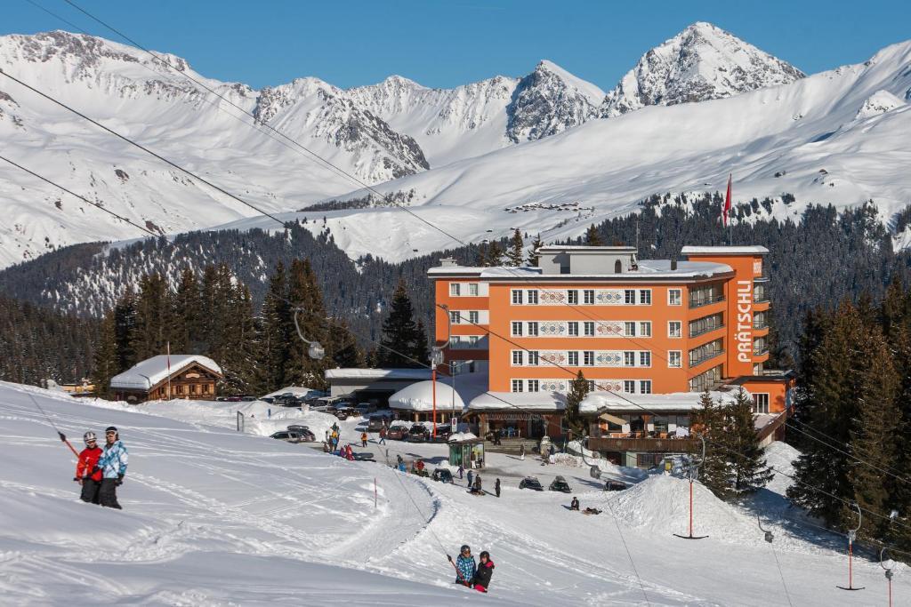 Hotel Pratschli Arosa Esterno foto